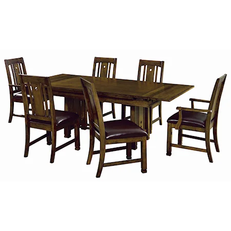 7 Piece Dining Table and Chair Set